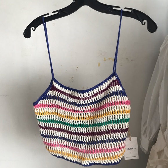 forever 21 crochet top